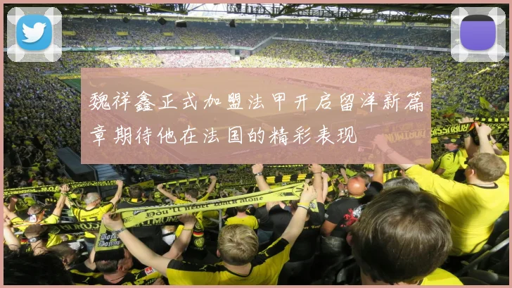 魏祥鑫正式加盟法甲开启留洋新篇章期待他在法国的精彩表现